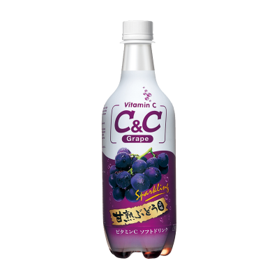 [C&C] Grape Sparkling Drink 500ml